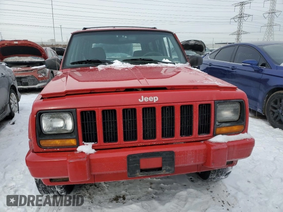 2000 Jeep Cherokee Classic with VIN 1J4FF58S8YL112559, listed as a Copart auction lot 45050345 with 306,498 mi miles and Salvage Title. Bid and sale history available at carsss.com. Image 5.