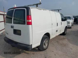 2012 Chevrolet Express Cargo with VIN 1GCWGFFA8C1106882, listed as a IAAI auction lot 42284350 with 227,443 mi miles and . Bid and sale history available at DreamBid. Image 4.