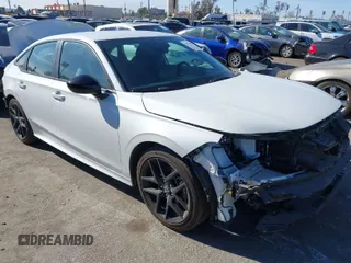 2025 Honda Civic Sport with VIN 2HGFE2F55SH503498, listed as a IAAI auction lot 41279398 with 2,777 mi miles and . Bid and sale history available at DreamBid. Image 1.