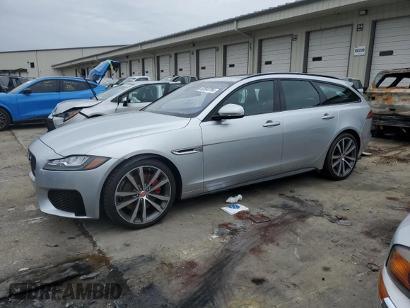 2018 Jaguar XF with VIN SAJBM2FV1JCY64570, listed as a Copart auction lot 80840784 with 57,856 mi miles and Salvage Title. Bid and sale history available at DreamBid. Image 1.