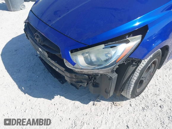 2013 Hyundai Accent GLS with VIN KMHCT4AE2DU499397, listed as a IAAI auction lot 42062751 with 111,217 mi miles and . Bid and sale history available at carsss.com. Image 6.