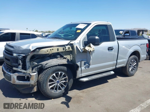 2018 Ford F-150 XL with VIN 1FTMF1CP8JKF22797, listed as a IAAI auction lot 42527299 with 50,532 mi miles and . Bid and sale history available at DreamBid. Image 6.