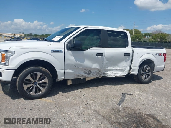 2019 Ford F-150 XL with VIN 1FTEW1CP9KKC27035, listed as a IAAI auction lot 41994993 with 125,879 mi miles and . Bid and sale history available at carsss.com. Image 6.