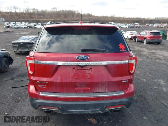 2018 Ford Explorer Limited with VIN 1FM5K8FH4JGA95498, listed as a IAAI auction lot 41949286 with 107,562 mi miles and . Bid and sale history available at carsss.com. Image 16.