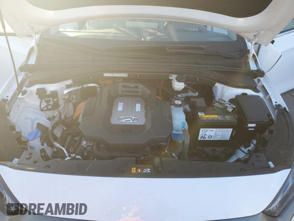 2021 Hyundai Ioniq Limited with VIN KMHC85LJ6MU081927, listed as a Copart auction lot 83955944 with 27,324 mi miles and Salvage title. Bid and sale history available at DreamBid. Image 12.