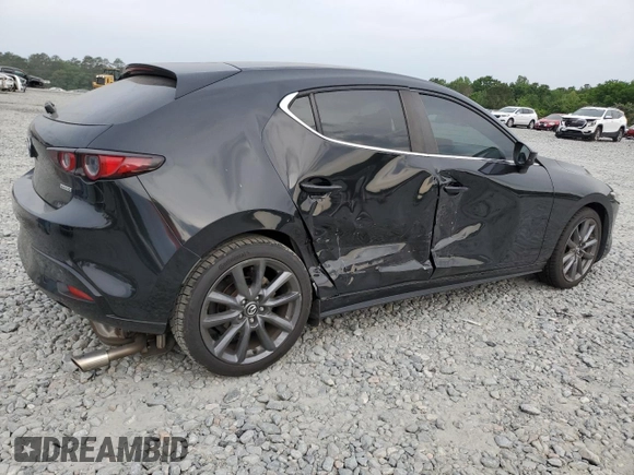 2020 Mazda 3 with VIN JM1BPALM2L1158699, listed as a Copart auction lot 53919195 with 60,401 mi miles and Salvage title. Bid and sale history available at DreamBid. Image 3.
