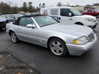 1999 Mercedes-Benz SL-Class with VIN WDBFA68F6XF187124, listed as a Copart auction lot 47209235 with 92,346 mi miles and Clean Title. Bid and sale history available at carsss.com. Image 4.