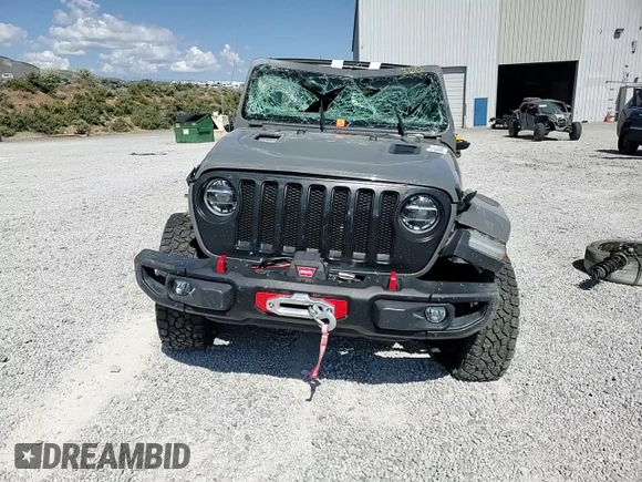 2020 Jeep Wrangler Unlimited Rubicon with VIN 1C4HJXFG4LW334160, listed as a Copart auction lot 59486435 with Not provided miles and Salvage title. Bid and sale history available at DreamBid. Image 13.