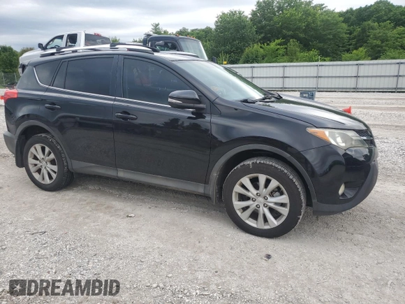 2013 Toyota RAV4 Limited with VIN 2T3DFREVXDW122956, listed as a Copart auction lot 61355155 with 152,280 mi miles and Salvage title. Bid and sale history available at DreamBid. Image 4.