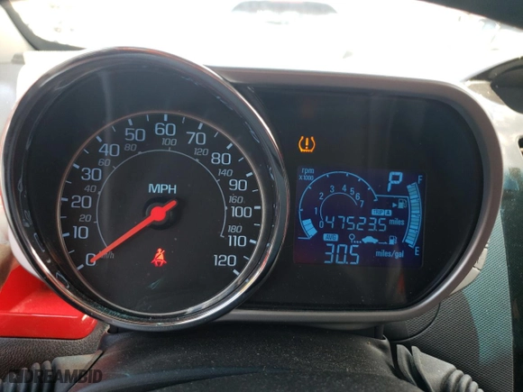 2015 Chevrolet Spark LT with VIN KL8CF6S98FC796992, listed as a Copart auction lot 60487804 with 47,523 mi miles and Salvage Title. Bid and sale history available at carsss.com. Image 9.