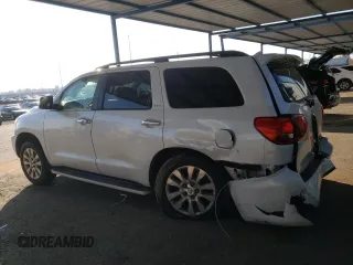 2012 Toyota Sequoia Platinum with VIN 5TDDY5G13CS065495, listed as a Copart auction lot 83325994 with 235,350 mi miles and Salvage Title. Bid and sale history available at carsss.com. Image 2.