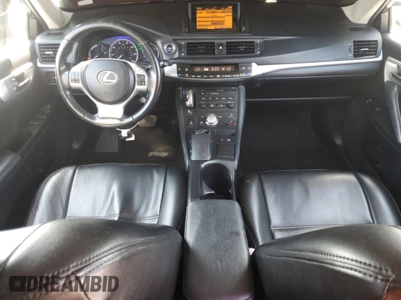 2012 Lexus CT 200h with VIN JTHKD5BH8C2086047, listed as a Copart auction lot 64361645 with 105,879 mi miles and Salvage title. Bid and sale history available at DreamBid. Image 8.