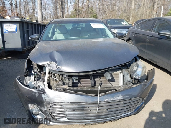 2015 Toyota Avalon Limited with VIN 4T1BK1EB5FU157586, listed as a IAAI auction lot 41827250 with 62,572 mi miles and . Bid and sale history available at carsss.com. Image 12.