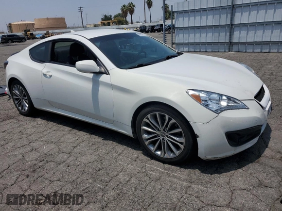 2012 Hyundai Genesis Coupe 2.0T with VIN KMHHT6KD7CU065496, listed as a Copart auction lot 59606335 with 98,008 mi miles and Salvage title. Bid and sale history available at DreamBid. Image 4.