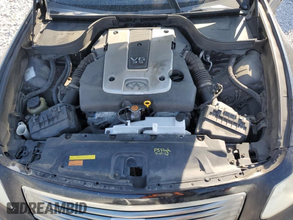 2007 Infiniti G35 with VIN JNKBV61F97M806145, listed as a Copart auction lot 53632115 with 216,347 mi miles and Salvage Title. Bid and sale history available at DreamBid. Image 11.
