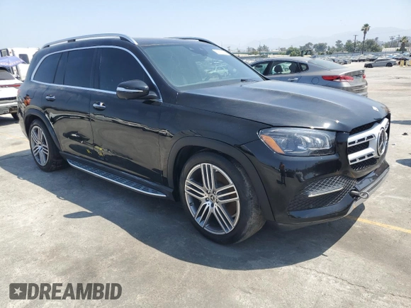 2022 Mercedes-Benz GLS 450 with VIN 4JGFF5KE4NA684739, listed as a Copart auction lot 63518295 with Not provided miles and Salvage title. Bid and sale history available at DreamBid. Image 4.