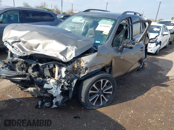 2017 Subaru Forester Touring with VIN JF2SJGWC5HH465520, listed as a IAAI auction lot 41498085 with 1 mi miles. Bid and sale history available at carsss.com. Image 2.
