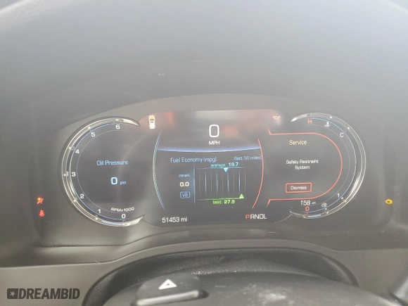 2019 Cadillac Escalade Luxury with VIN 1GYS4BKJ0KR213635, listed as a Copart auction lot 47352095 with 51,453 mi miles and Salvage Title. Bid and sale history available at carsss.com. Image 9.