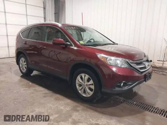 2013 Honda CR-V EX-L with VIN 5J6RM4H71DL087636, listed as a IAAI auction lot 41801641 with 147,795 mi miles. Bid and sale history available at carsss.com. Image 1.