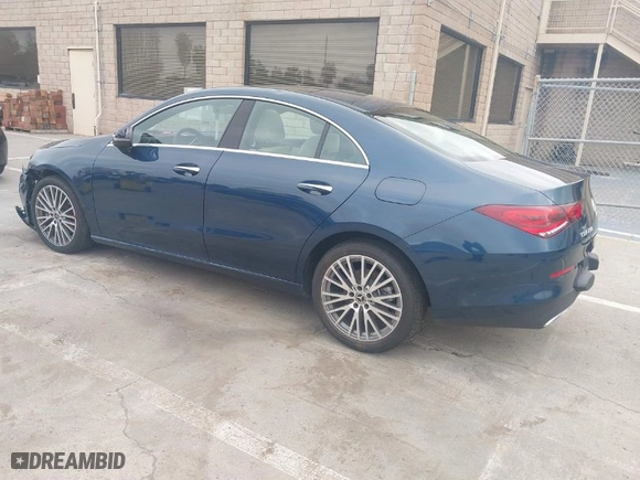2022 Mercedes-Benz CLA with VIN W1K5J4GB5NN250836, listed as a IAAI auction lot 41893875 with 10,693 mi miles. Bid and sale history available at carsss.com. Image 3.