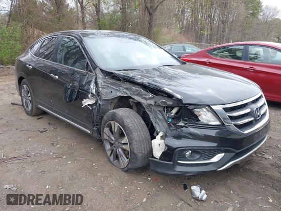 2013 Honda Crosstour EX-L z VIN 5J6TF2H52DL005786, wystawiony jako IAAI lot #42076956 z przebiegiem 87 191 mil mil oraz . Historia ofert i sprzedaży dostępna na DreamBid. Obrazek 1.