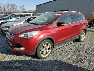 2014 Ford Escape Titanium with VIN 1FMCU9J9XEUA44277, listed as a Copart auction lot 48008515 with 188,136 mi miles and Salvage Title. Bid and sale history available at carsss.com. Image 1.