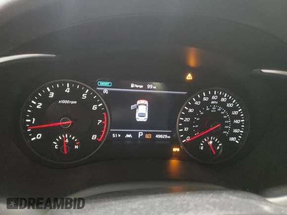 2022 Kia Stinger GT2 with VIN KNAE55LC8N6106126, listed as a Copart auction lot 42525165 with 49,829 mi miles and Salvage Title. Bid and sale history available at DreamBid. Image 9.