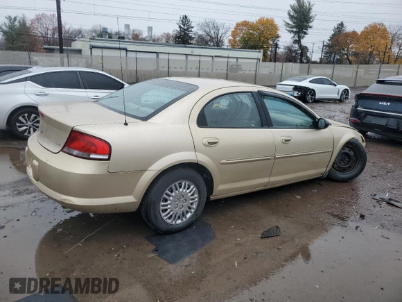 2001 Chrysler Sebring with VIN 1C3EL46U21N529263, listed as a Copart auction lot 82156584 with 57,895 mi miles and Clean Title. Bid and sale history available at DreamBid. Image 3.