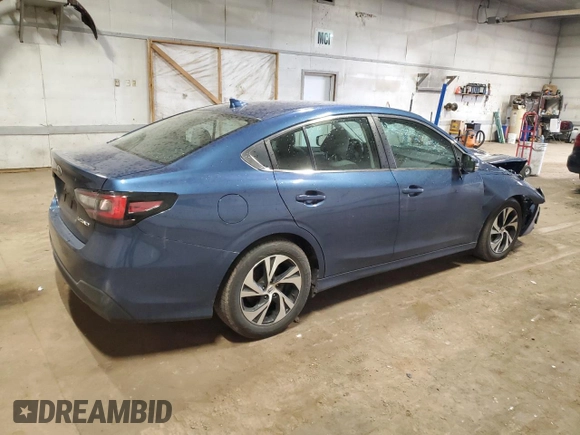 2021 Subaru Legacy Premium with VIN 4S3BWAD66M3012766, listed as a Copart auction lot 52940995 with 81,605 mi miles and Salvage title. Bid and sale history available at DreamBid. Image 3.