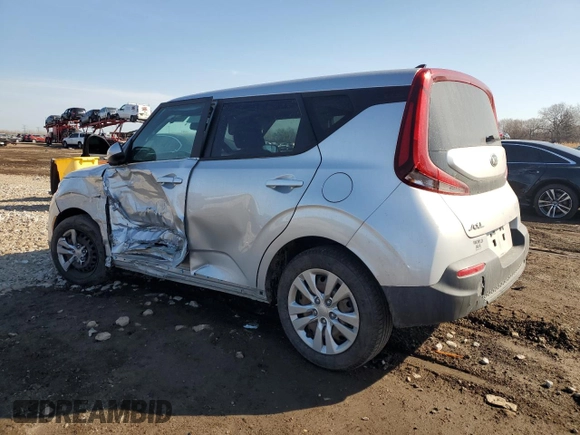 2020 Kia Soul LX with VIN KNDJ23AU3L7716534, listed as a Copart auction lot 48607975 with 0 mi miles and Salvage Title. Bid and sale history available at carsss.com. Image 2.