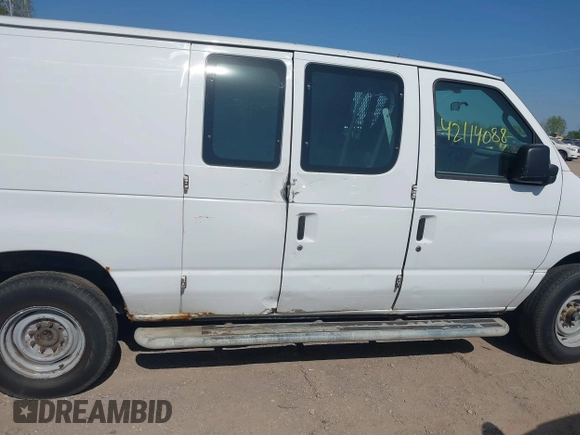 2013 Ford Econoline Cargo Commercial with VIN 1FTNE2EW6DDA32370, listed as a IAAI auction lot 42114088 with 227,201 mi miles and . Bid and sale history available at DreamBid. Image 13.