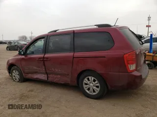 2012 Kia Sedona LX with VIN KNDMG4C77C6501093, listed as a Copart auction lot 48918985 with 194,364 mi miles and Salvage Title. Bid and sale history available at carsss.com. Image 2.