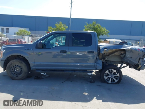 2019 Ford F-150 XL with VIN 1FTEW1EP6KKC99243, listed as a IAAI auction lot 42057955 with 99,666 mi miles. Bid and sale history available at carsss.com. Image 15.