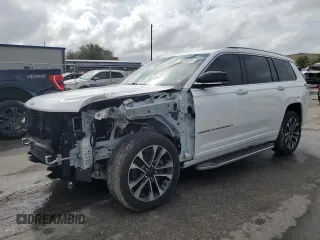2022 Jeep Grand Cherokee Overland с VIN 1C4RJJDG5N8570327, выставлен на аукционе Copart как лот 78238304 с пробегом 24 556 миль миль и Списание • Salvage title. История ставок и продаж доступна на DreamBid. Изображение 1.