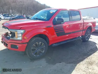 2018 Ford F-150 XL with VIN 1FTEW1EG4JFD82368, listed as a IAAI auction lot 41652410 with 78,663 mi miles. Bid and sale history available at carsss.com. Image 2.