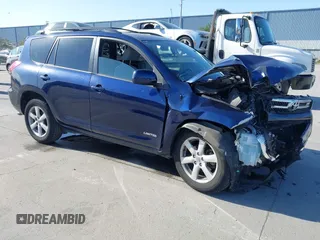2007 Toyota RAV4 Limited with VIN JTMBK31V076016589, listed as a IAAI auction lot 41764555 with 106,114 mi miles. Bid and sale history available at carsss.com. Image 1.