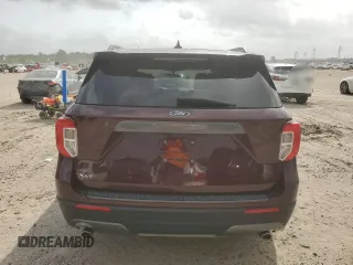 2022 Ford Explorer XLT with VIN 1FMSK7DH6NGA63920, listed as a Copart auction lot 51870815 with 30,619 mi miles and Salvage Title. Bid and sale history available at carsss.com. Image 6.