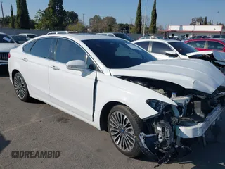 2018 Ford Fusion Titanium with VIN 3FA6P0RU0JR117158, listed as a IAAI auction lot 41435172 with 98,390 mi miles and . Bid and sale history available at DreamBid. Image 13.