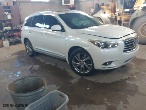 2015 Infiniti QX60 with VIN 5N1AL0MM2FC539098, listed as a IAAI auction lot 41409389 with NaN miles. Bid and sale history available at carsss.com. Image 1.