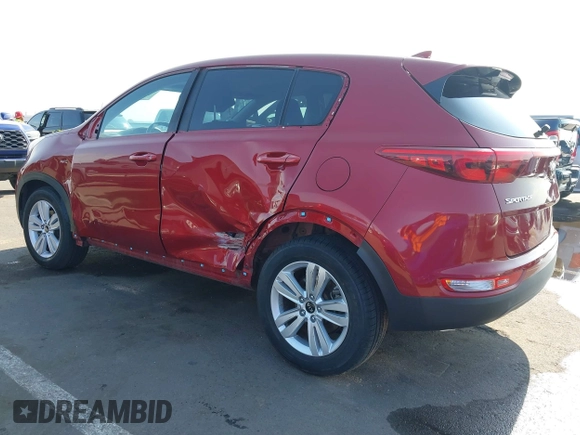2017 Kia Sportage LX z VIN KNDPMCAC6H7274822, wystawiony jako IAAI lot #42421737 z przebiegiem 164 268 mil mil oraz . Historia ofert i sprzedaży dostępna na DreamBid. Obrazek 3.