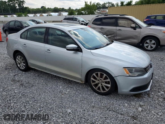 2012 Volkswagen Jetta SE with VIN 3VWDP7AJ5CM301844, listed as a Copart auction lot 60648525 with 204,031 mi miles and Clean title. Bid and sale history available at DreamBid. Image 4.