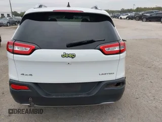 2016 Jeep Cherokee Limited with VIN 1C4PJMDB6GW170207, listed as a IAAI auction lot 41346028 with 115,525 mi miles and . Bid and sale history available at DreamBid. Image 16.