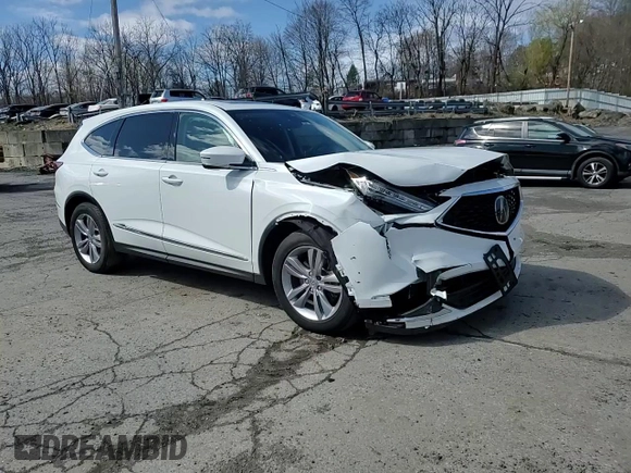 2022 Acura MDX with VIN 5J8YE1H34NL001829, listed as a Copart auction lot 51381795 with 50,698 mi miles and Salvage Title. Bid and sale history available at carsss.com. Image 11.
