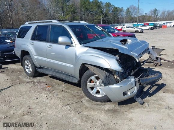 2005 Toyota 4Runner SR5 with VIN JTEZU14R350062795, listed as a IAAI auction lot 41651755 with 299,223 mi miles. Bid and sale history available at carsss.com. Image 1.