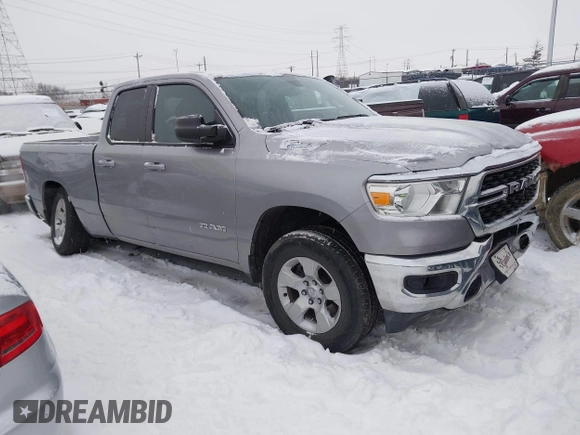 2022 Ram 1500 Big Horn with VIN 1C6RRFBG9NN374344, listed as a IAAI auction lot 41259324 with 81,846 mi miles and . Bid and sale history available at DreamBid. Image 1.