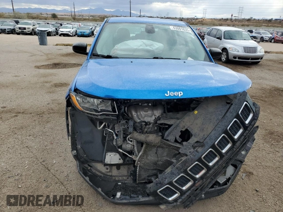 2021 Jeep Compass Sport z VIN 3C4NJCAB1MT576970, wystawiony jako Copart lot #43081635 z przebiegiem 42 759 mil mil oraz Szkoda całkowita • Salvage title. Historia ofert i sprzedaży dostępna na DreamBid. Obrazek 5.