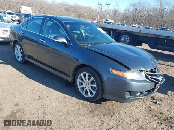 2008 Acura TSX Nav with VIN JH4CL96908C005450, listed as a IAAI auction lot 41738132 with 83,571 mi miles. Bid and sale history available at carsss.com. Image 1.