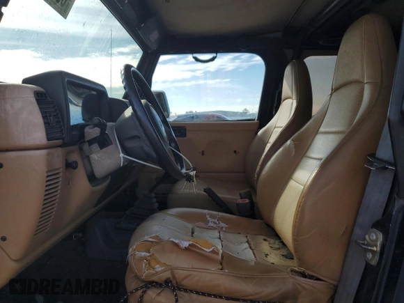 1997 Jeep Wrangler SE with VIN 1J4FY29P1VP502958, listed as a Copart auction lot 89063445 with 135,036 mi miles and Clean Title. Bid and sale history available at carsss.com. Image 7.