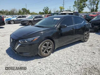 2025 Nissan Sentra SV with VIN 3N1AB8CVXSY202540, listed as a Copart auction lot 53479635 with 5,615 mi miles and Salvage Title. Bid and sale history available at carsss.com. Image 1.