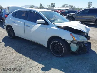 2015 Nissan Sentra S with VIN 3N1AB7AP8FY315861, listed as a IAAI auction lot 41862443 with NaN miles. Bid and sale history available at carsss.com. Image 1.